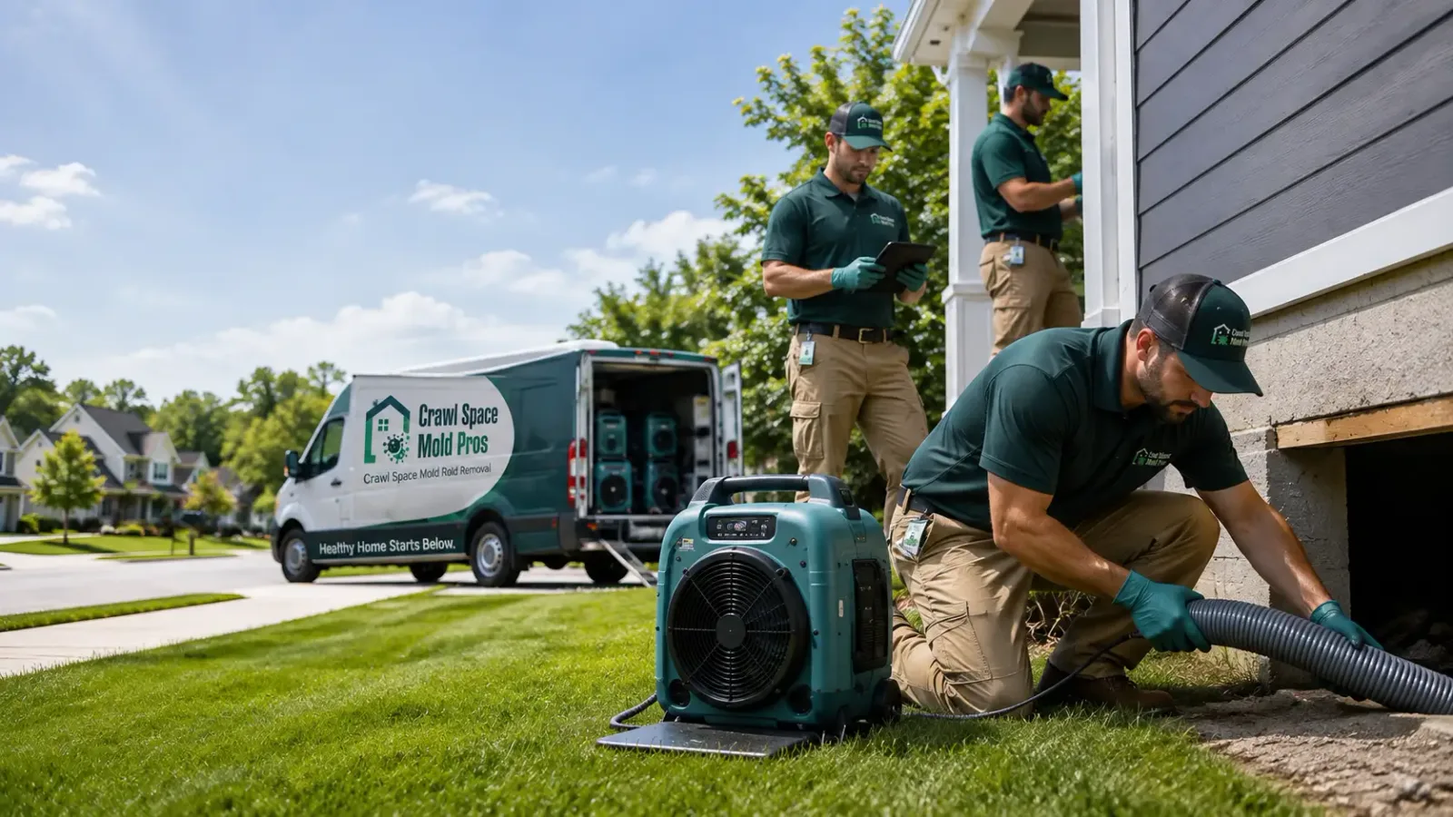 Crawl Space Mold Removal in Mountain Home Afb, ID